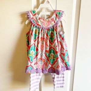 Counting Daisies 2 piece girls outfit